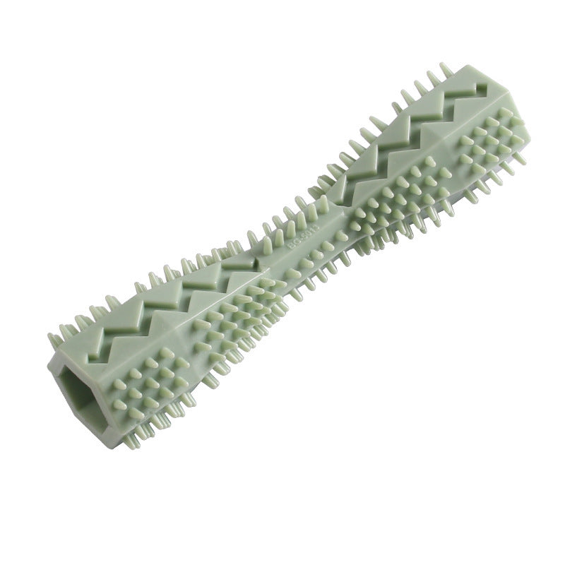 Dog Toothbrush Chew Toy - Dental Cleaning & Treat Dispensing Interactive Toy for Puppies